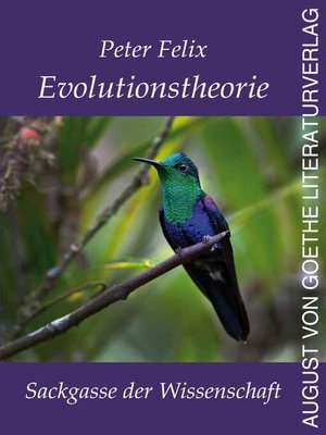 cover image of Evolutionstheorie--Sackgasse der Wissenschaft